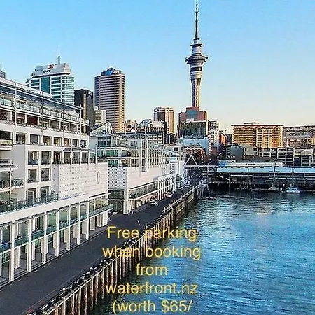 Waterfront Seaview Hotel Apartment - Same Building Block As Auckland Hilton